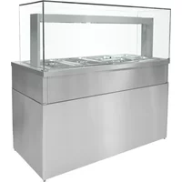 Parry HGBM5 - Heated Bain Marie Servery With Glass