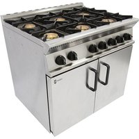 Parry GB6P - Freestanding 6 Burner Commercial Gas Cooker LPG