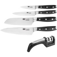 Vogue Tsuki 4-Piece Knife Set with Sharpener