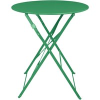 Bolero Perth Forest Green Pavement Style Round Table 600mm
