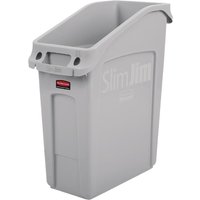 Rubbermaid Slim Jim Under-Counter Bin Grey 49Ltr