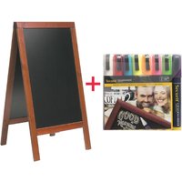 SPECIAL OFFER Securit Large Pavement Board And 8 Zig Posterman Pens