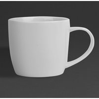 Olympia Whiteware Low Mugs 220ml (12 Pack)