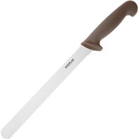 Hygiplas Slicer Serrated Brown 24.8cm