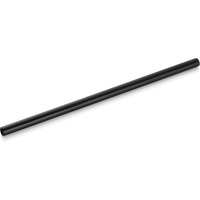 Nocturn Glass Drinking Straw Set Black 20 cm Pack of 50