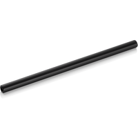 Nocturn Glass Drinking Straw Set 15 cm Black Pack of 50