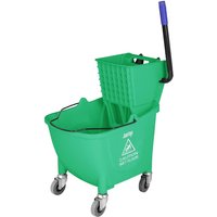 Jantex 30ltr Mop Bucket with Foot Pedal release - Green