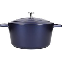 Masterclass Casserole Dish Metallic Blue 4Ltr