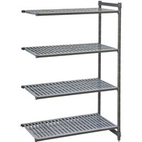 Cambro Camshelving Basics Plus Add-On Unit 4 Tier With Vented Shelves 1830(H)x 718(W)x 610(D)mm