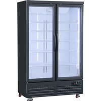 Unifrost HVR22B Double Door Display Refrigerator Graphite Blue 960L