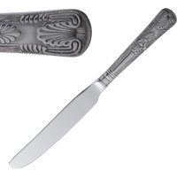 Olympia Kings Solid Handle Dessert Knife (Pack of 12)