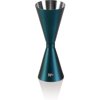 Nocturn Slim Jigger Blue Matt Chrome Nickel Steel 18/8