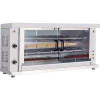 North K2 - 2 spit - 10 bird Gas Chicken rotisserie