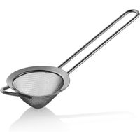 Nocturn Fine-Mesh Strainer Gun Metal Chrome Nickel Steel