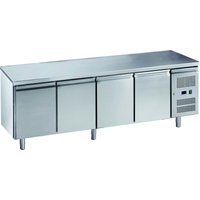 Chefs Range RC4-2H2L - Dual temperature 4 Door Counter with castors