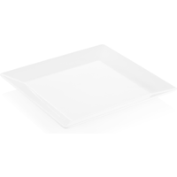 Day & Night Melamine Serving Platter 37 x 37 cm White
