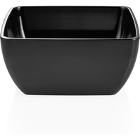 Day & Night Melamine Bowl Black 19 x 19 cm