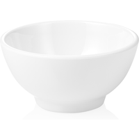 Day & Night Melamine Bowl White Dia 20 cm