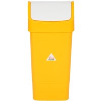 SYR Polypropylene Swing Bin Yellow 50Ltr