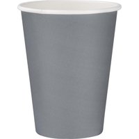 Fiesta Recyclable Coffee Cups Single Wall Charcoal 340ml / 12oz (Pack of 1000)
