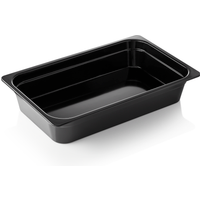 Was Germany GN Container Black Melamine 1/1-100 mm