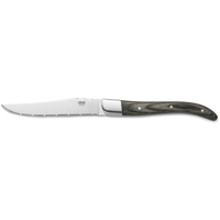 Carlos Steak Knife Set, Grey Pakka Wood Handle, Pack of 6