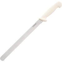 Hygiplas Serrated Slicer White 30.5cm