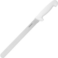 Hygiplas Serrated Slicer White 24.8cm