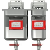 FriFri Touch 522 Electric Drop-in Twin Tank Fryer - 2 Baskets - W 500 mm - 11.4 + 7.5 kW