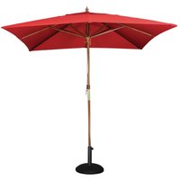 Bolero Square Parasol 2.5m Diameter Red