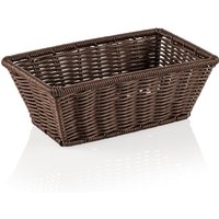 Weaver Pro GN Basket 1/4 Dark Brown Polypropylene