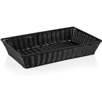 Weaver Pro GN Basket 1/1 Black Polypropylene