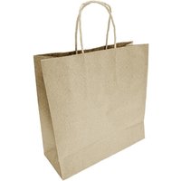Fiesta Recyclable Twist Handle Brown Paper Bags Small (250 Pack)