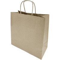 Fiesta Recyclable Twist Handle Brown Paper Bags Medium (250 Pack)