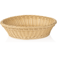 Weaver Pro Basket Light Beige Polypropylene Dia 37 cm