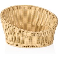 Weaver Pro Buffet Basket Light Beige Polypropylene Dia 34.5 cm
