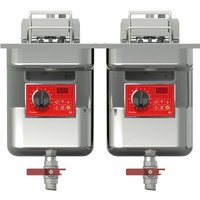 FriFri Precision 622 Electric Drop-in Twin Tank Fryer - 2 Baskets - W 600 mm - 2 x 15.0 kW