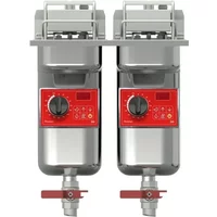 FriFri Precision 422 Electric Drop-in Twin Tank Fryer - 2 Baskets - W 400 mm - 2 x 9.0 kW - Single Phase
