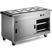 P8B4PT - Lincat Panther 800 Series Free-standing Hot Cupboard - Bain Marie Top