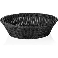 Weaver Pro Basket Black Polypropylene Dia 37 cm