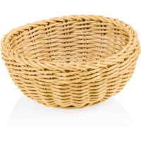 Weaver Pro Buffet Basket Light Beige Polypropylene Dia 20 cm