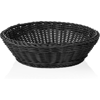 Weaver Pro Buffet Basket Black Polypropylene Dia 29 cm
