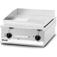 Lincat Opus 800 Electric Counter-top Griddle - Ribbed Plate - W 600 mm - 8.0 kW