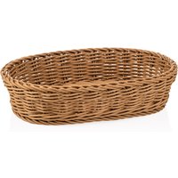 Weaver Pro Oval Basket 32x23x7 cm Beige Polypropylene