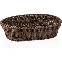 Weaver Pro Oval Basket 32 x 23 cm Brown Polypropylene