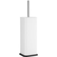 Jantex Square Toilet Brush and Holder - White