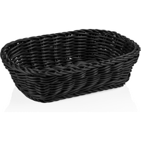 Weaver Pro Buffet Basket Black Polypropylene 26.5x19 cm
