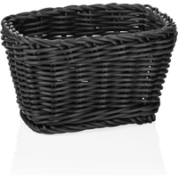 Weaver Pro Table Basket 17 x 11 x 9 cm Black Polypropylene
