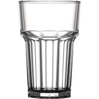 BBP Polycarbonate Nucleated American Hi Ball Glasses Half Pint CE Marked (36 Pack)