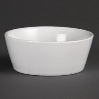 Olympia Whiteware Sloping Edge Bowls 90mm (12 Pack)